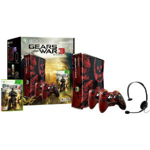 【中古即納】[Xbox360](本体)Xbox360 320GB Gears of War 3(ギアーズ オブ ウォー3) リミテッドエディション(S4K-00012) 日本マイクロソフト (20110922)