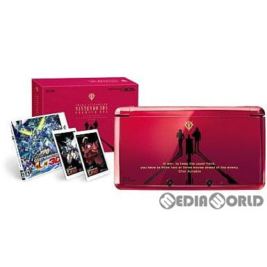 【中古即納】[お得品][B品][3DS] (本体)SDガンダム GGENERATION 3D(ジージェネレーション3D) シャア専用ニンテンドー3DS プレミアムボックス (CTR-S-RBAJ)(20111222)