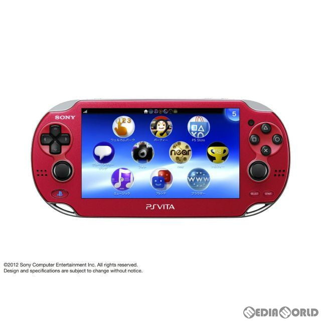 【中古即納】[お得品][B品][PSVita] (本体) プレイステーションVita PlayStation Vita Wi-Fiモデル コズミック・レッド SCE(PCH-1000ZA03)(20121115)