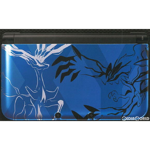 【中古即納】[お得品][B品][3DS] (本体) ニンテンドー3DSLL ポケットモンスターXパック ゼルネアス・イベルタル ブルー 任天堂(SPR-S-BMDS(JPN))(20131012)