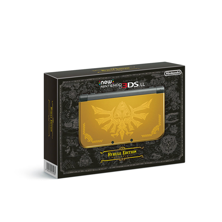 【中古即納】[お得品][B品][3DS] (本体) Newニンテンドー3DS LL ハイラル エディション 任天堂(RED-S-DCGB)(20160121)