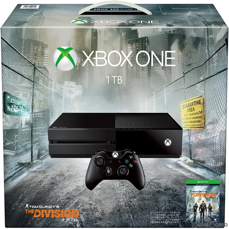 【中古即納】[XboxOne](本体)(ソフト無し)Xbox One 1TB(ディビジョン同梱版)(KF7-00140) 日本マイクロソフト (20160303)
