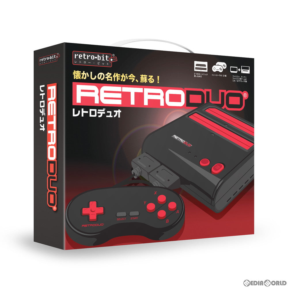 【中古即納】[箱説明書なし][SFC] (本体)RETRO DUO(レトロデュオ) FC/SFC互換機 スリーアロー(THA-OT901)(20201130)