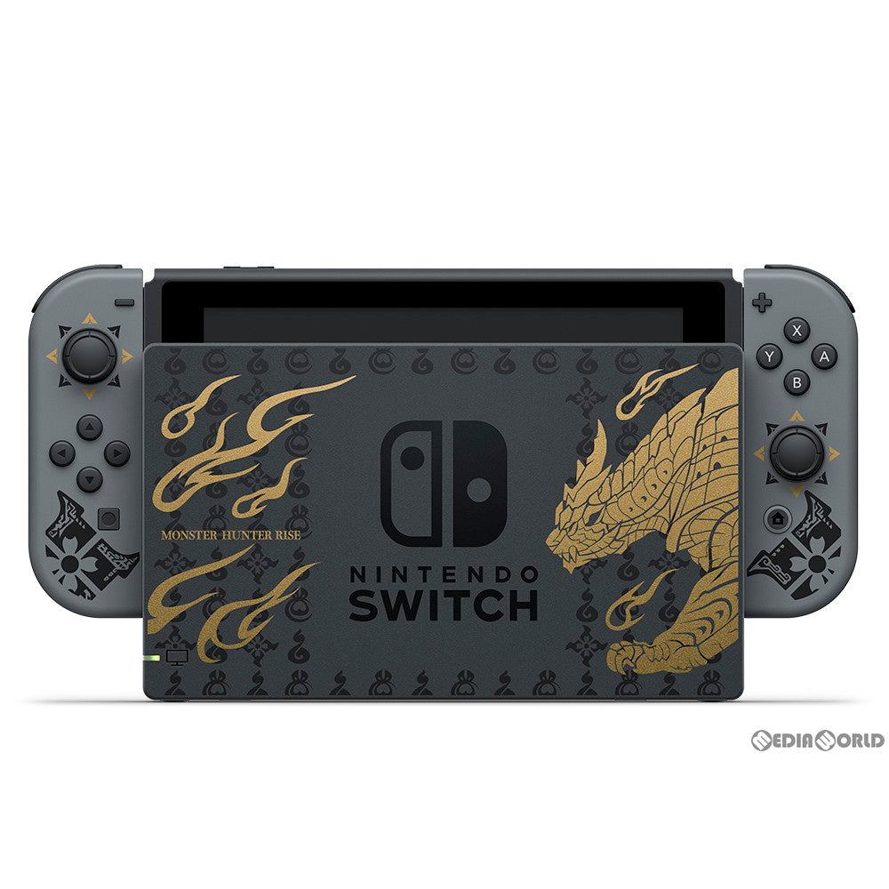 【中古即納】[Switch] (本体)(未使用)Nintendo Switch(ニンテンドースイッチ) モンスターハンターライズ スペシャルエディション(HAD-S-KGAGL) 任天堂(20210326)