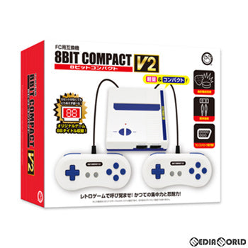 【新品】【お取り寄せ】[FC] (本体)【FC用互換機】8ビットコンパクト V2(8BIT COMPACT V2) コロンバスサークル(CC-8BCV2-WT)(20210715)
