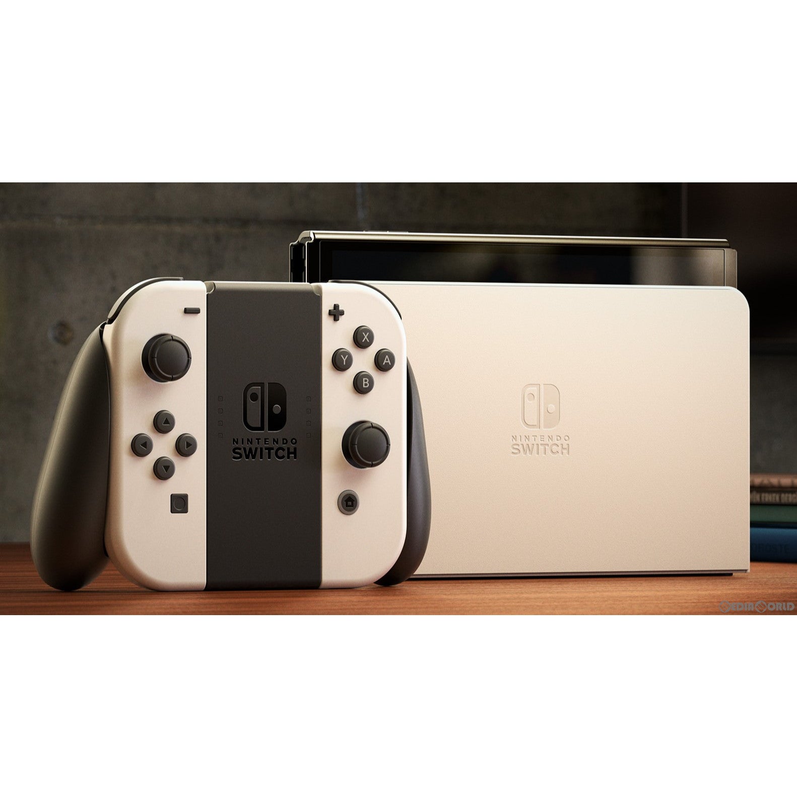 【中古即納】[未使用][本体][Switch]Nintendo Switch(有機ELモデル) ニンテンドースイッチ Joy-Con(L)/(R) ホワイト(HEG-S-KAAAA)(20211008)