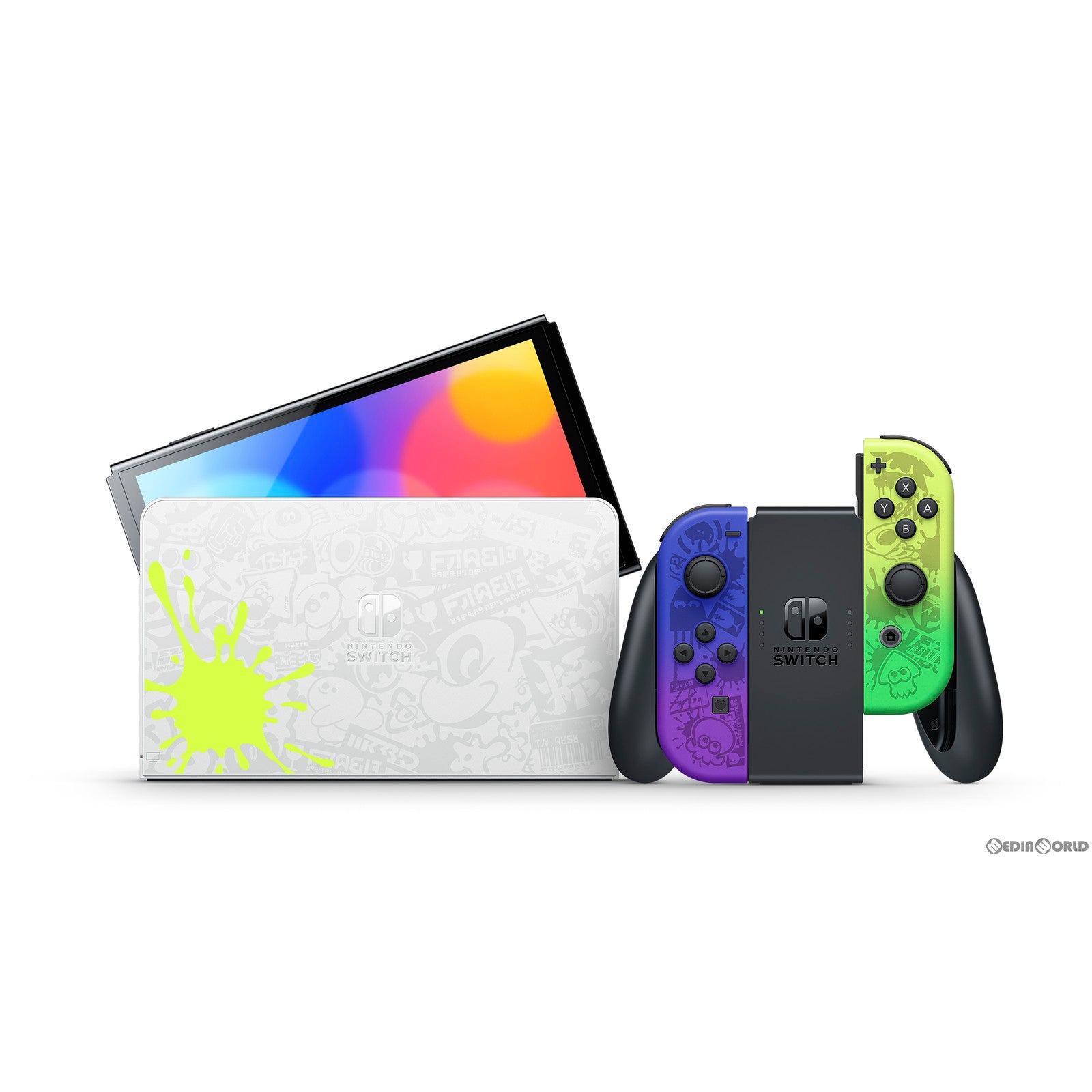 【中古即納】[お得品][B品][Switch] (本体)(未使用)Nintendo Switch(有機ELモデル) ニンテンドースイッチ スプラトゥーン3エディション(HEG-S-KCAAA) 任天堂(20220826)