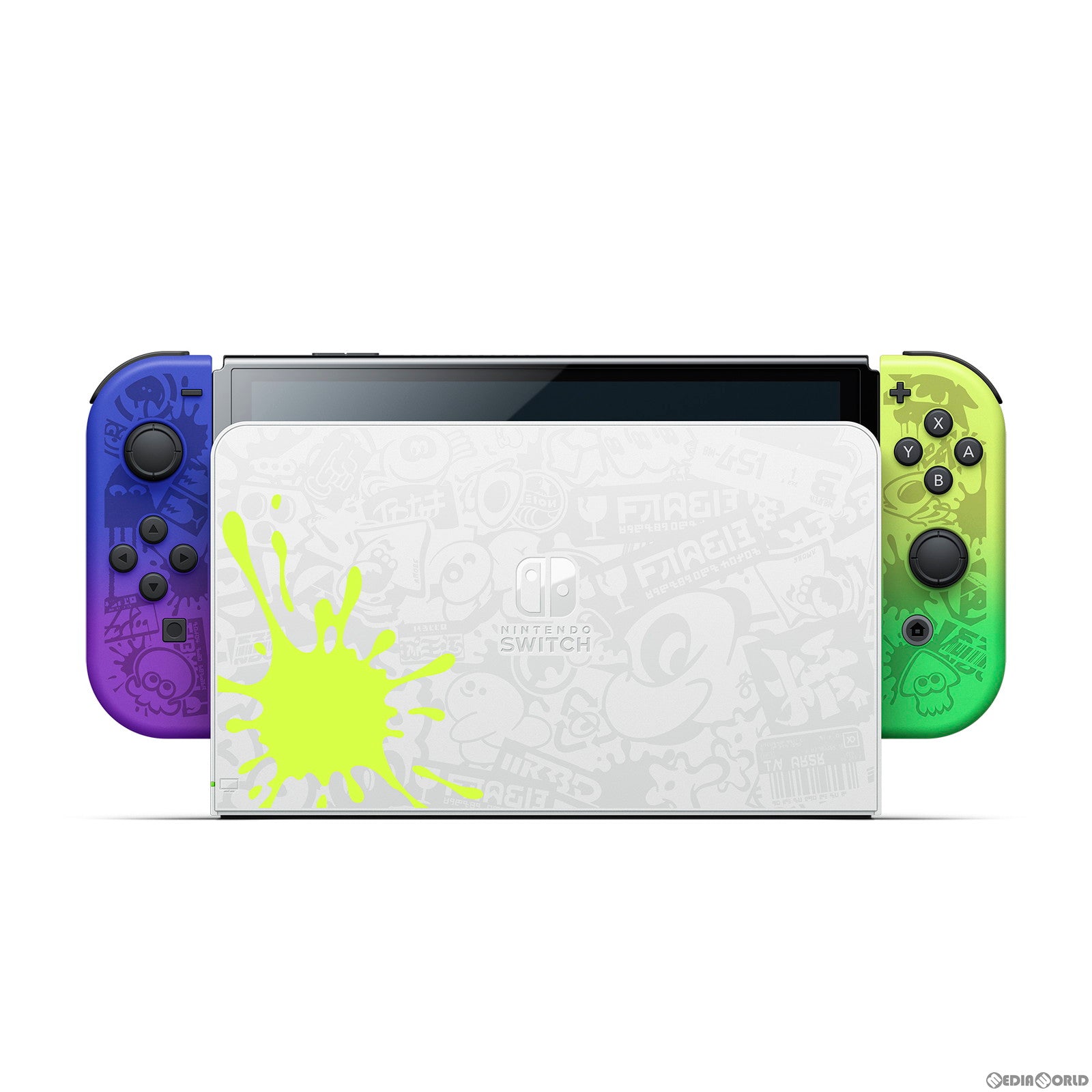 【中古即納】[Switch] (本体)(未使用)Nintendo Switch(有機ELモデル) ニンテンドースイッチ スプラトゥーン3エディション(HEG-S-KCAAA) 任天堂(20220826)