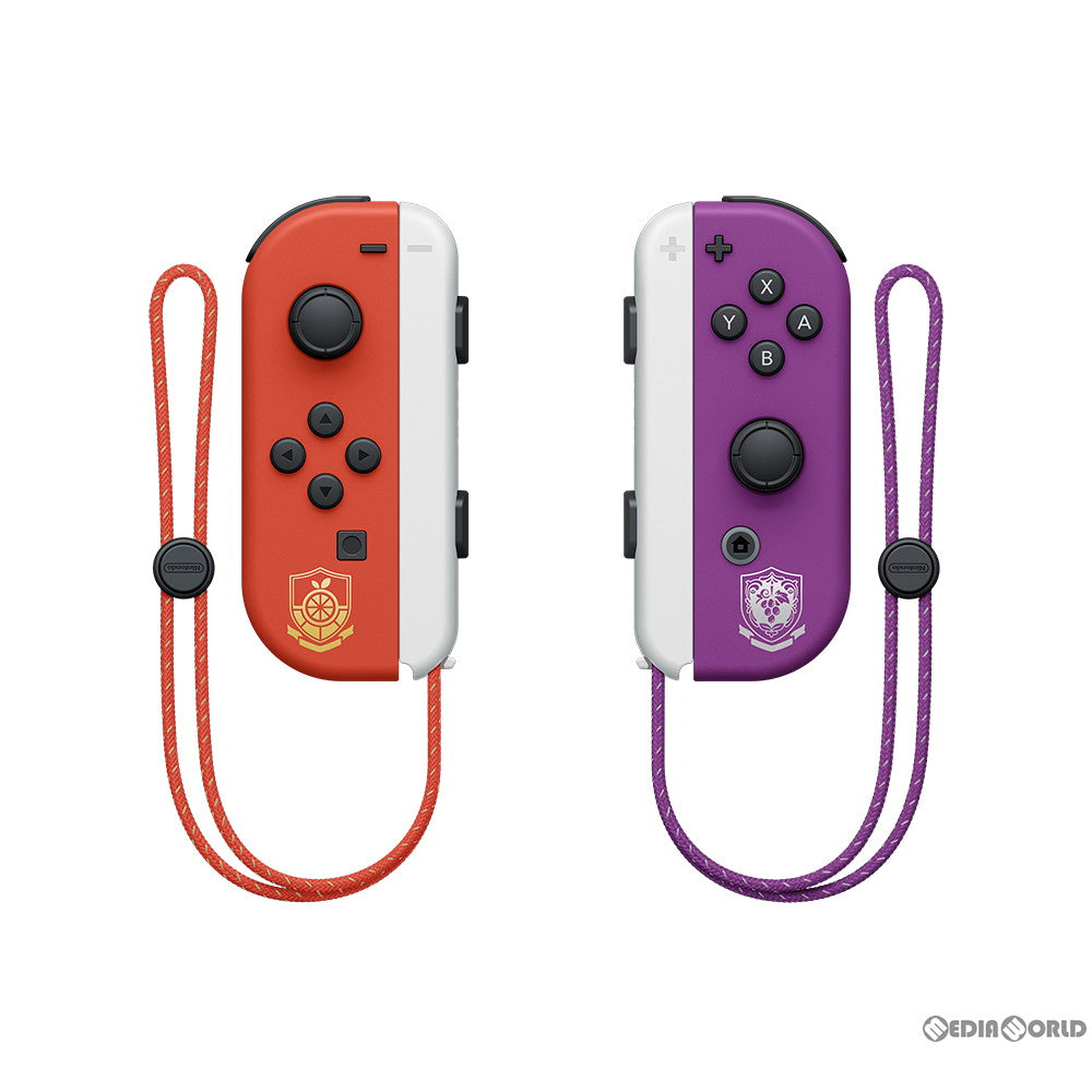 【中古即納】[Switch] (本体)(未使用)Nintendo Switch(有機ELモデル)(ニンテンドースイッチ 有機ELモデル) スカーレット・バイオレットエディション(HEG-S-KEAAA) 任天堂(20221104)
