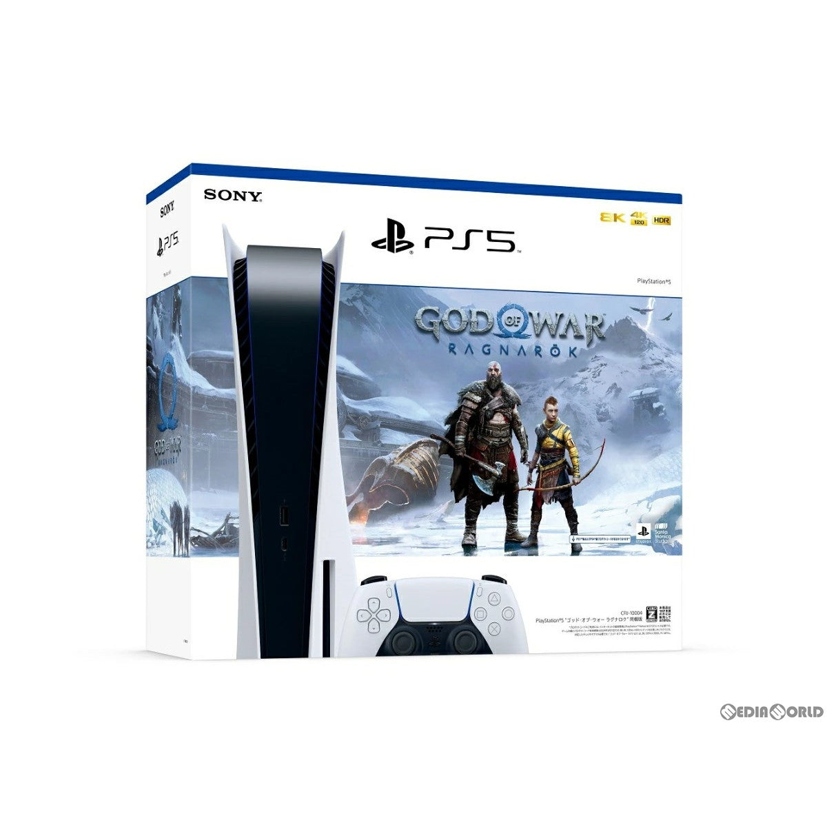 【中古即納】[PS5] (本体)(未使用)プレイステーション5 PlayStation&reg;5 『ゴッド・オブ・ウォー ラグナロク』 同梱版(CFIJ-10004) ソニー・インタラクティブエンタテインメント(20221109)