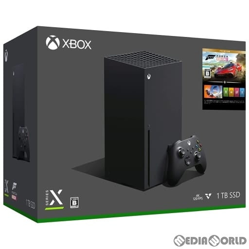 【中古即納】[お得品][B品][XboxX/S] (本体)Xbox Series X 1TB(Forza Horizon 5(フォルツァホライゾン5)同梱版)(RRT-00066) マイクロソフト(20230217)