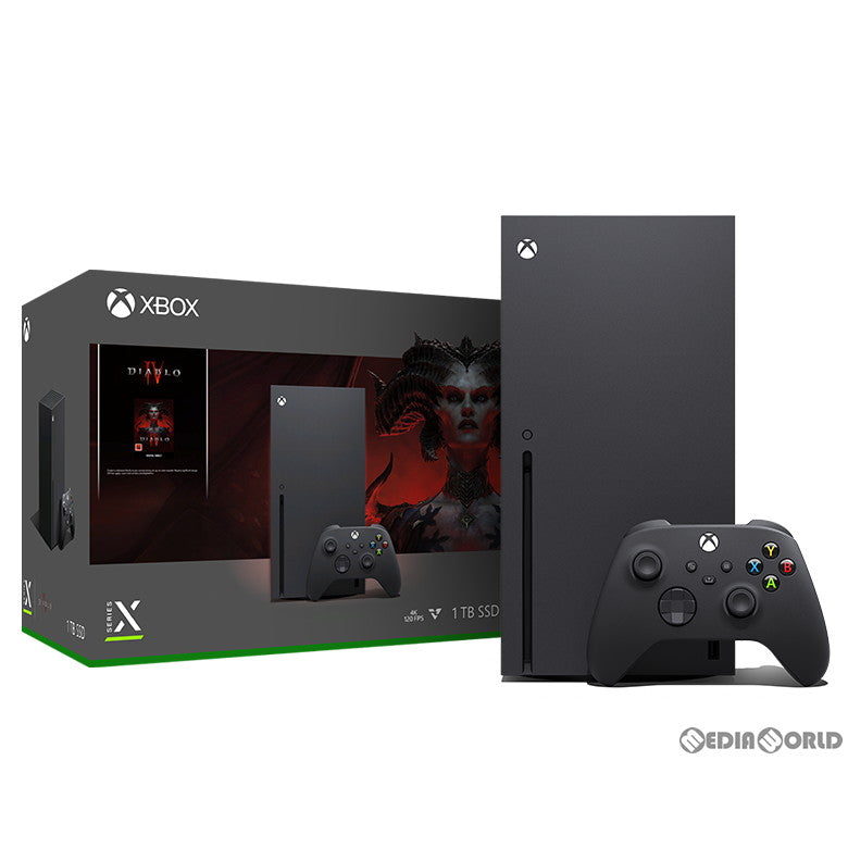 【中古即納】[XboxX/S] (本体)Xbox Series X 1TB(ディアブロ IV Diablo 4 同梱版)(RRT-00042)(20230606)