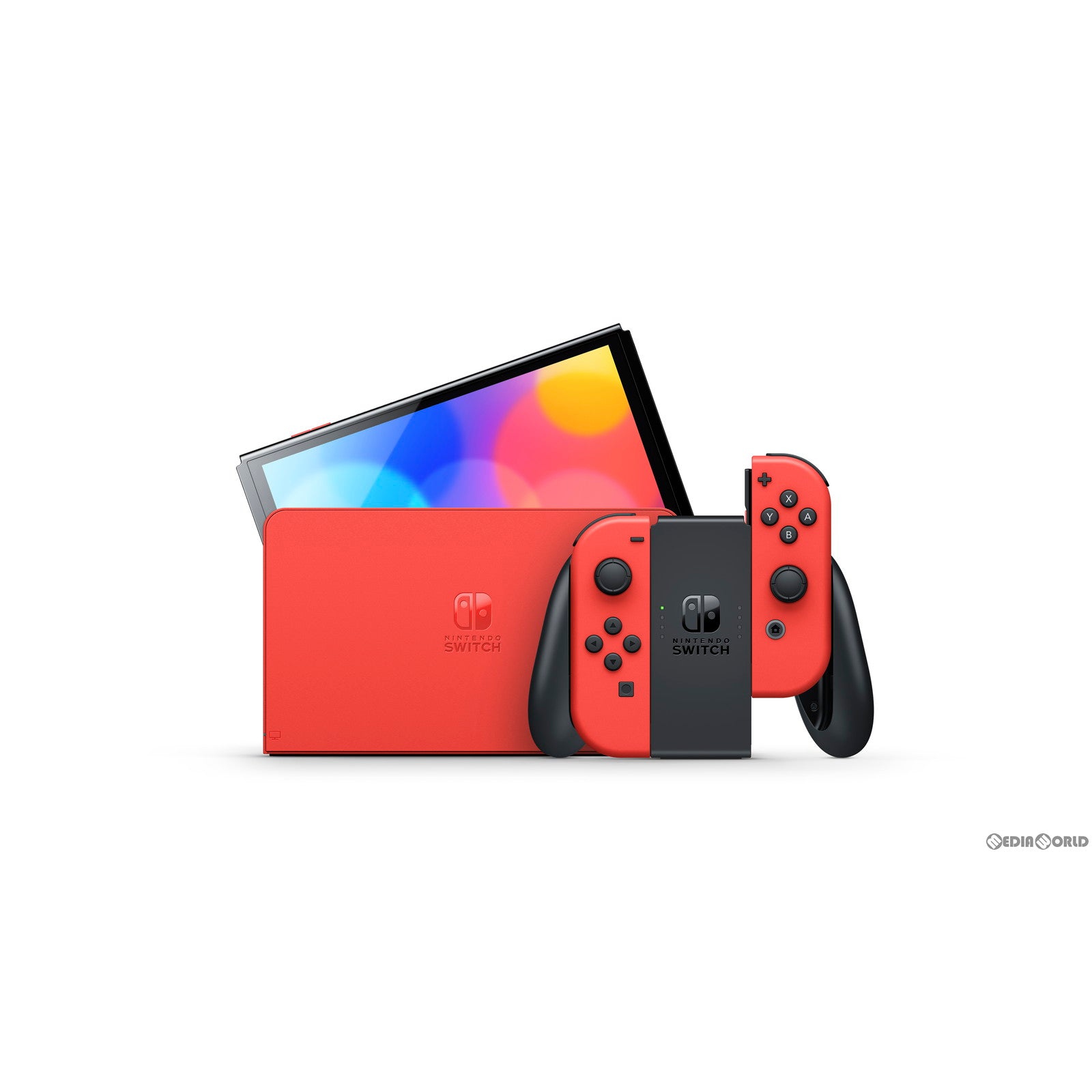 新品即納】[Switch](本体)Nintendo Switch(有機ELモデル) ニンテンドースイッチ マリオレッド(HEG-S-RAAAA)