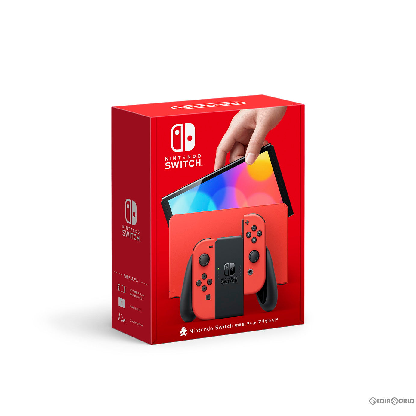 【中古即納】[お得品][B品][Switch] (本体)(未使用)Nintendo Switch(有機ELモデル) ニンテンドースイッチ マリオレッド(HEG-S-RAAAA) 任天堂(20231006)