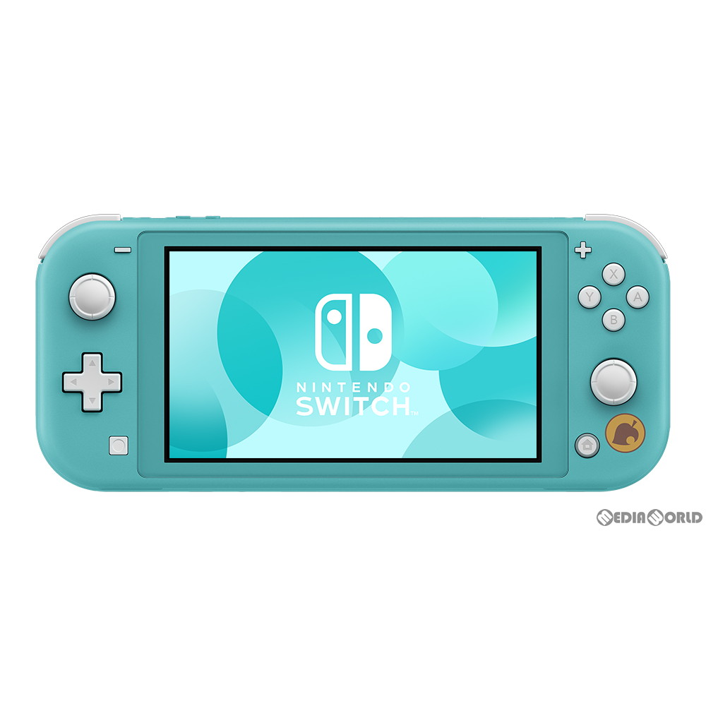 【中古即納】[未使用][本体][Switch]Nintendo Switch Lite(ニンテンドースイッチライト) あつまれ　どうぶつの森セット　～まめきち&つぶきちアロハ柄～(HDH-S-BCZGB)(20231103)