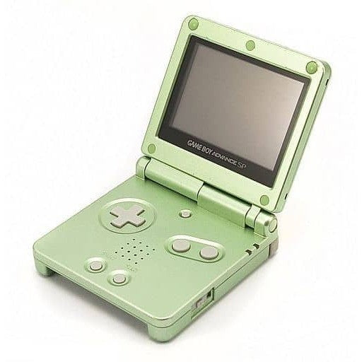 【中古即納】[お得品][箱説明書なし][GBA] (本体) GAMEBOY ADVANCE SP(ゲームボーイアドバンスSP) パールグリーン 任天堂(AGS-S-PMA)(20041118)