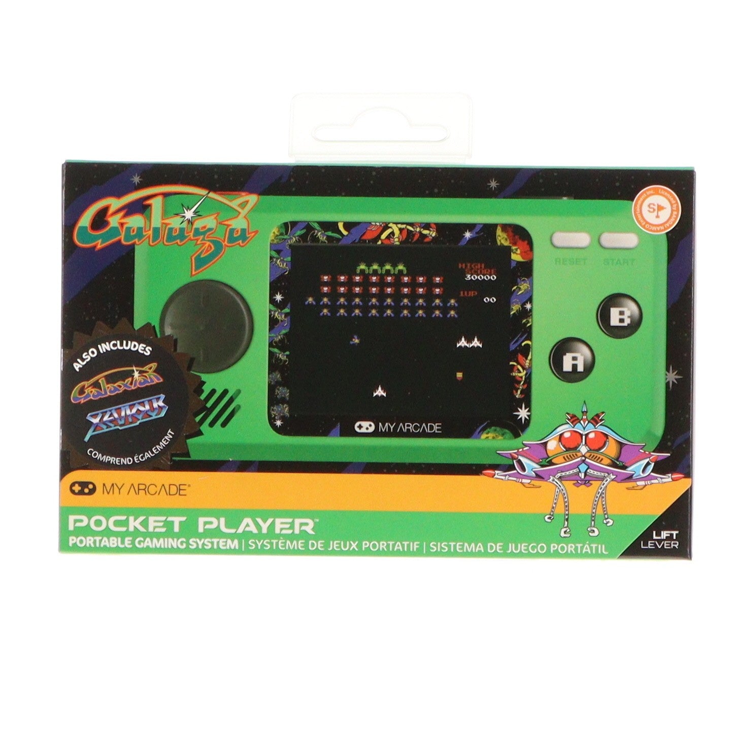 【中古即納】[ETC] (本体) ポケットプレイヤー ギャラガ dreamGEAR(DGUNL-3227)(20190630)