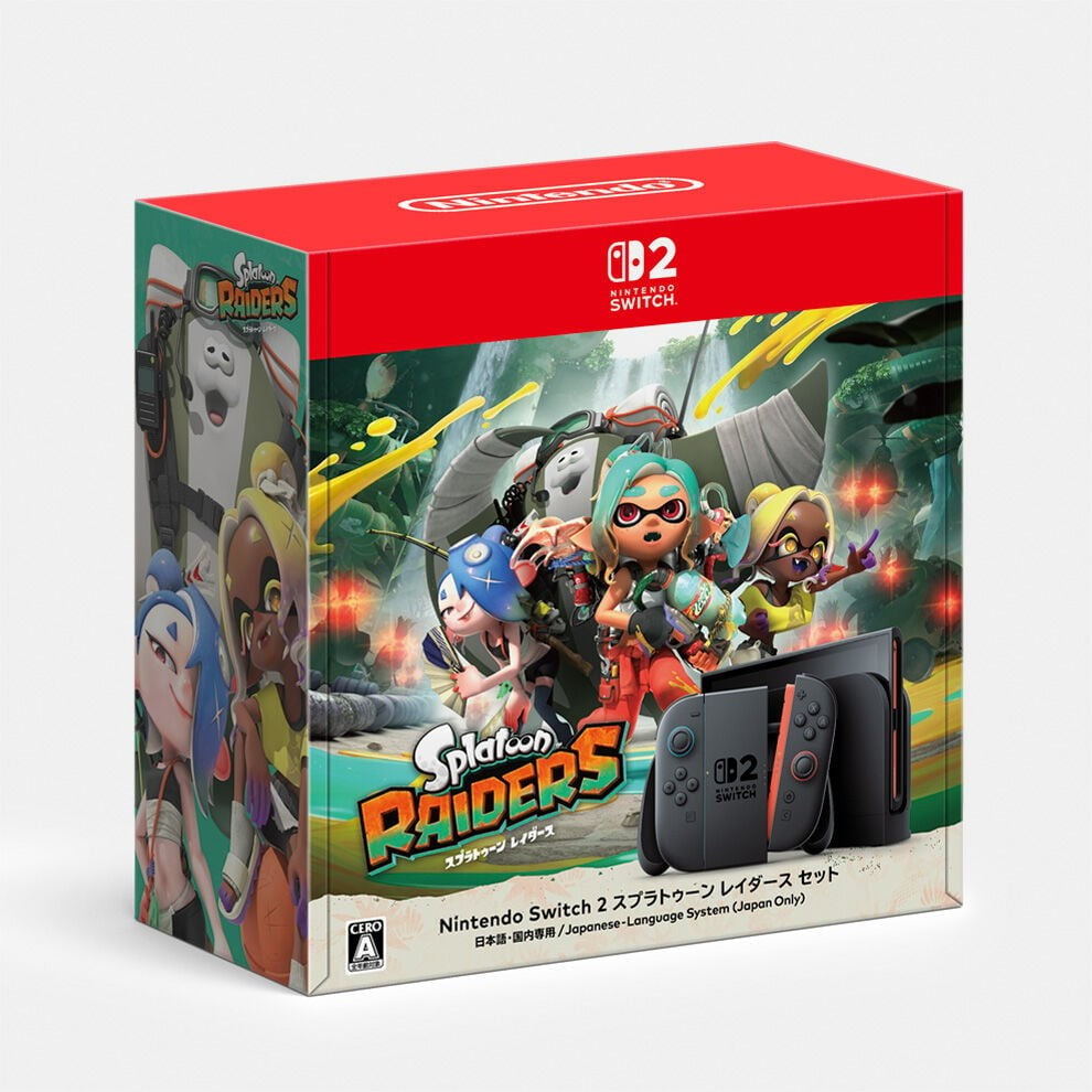 【中古即納】[Switch2] (本体) Nintendo Switch 2(ニンテンドースイッチ2)(日本語・国内専用) スプラトゥーン レイダース セット 任天堂(BEE-S-KB6PE)(20260723)
