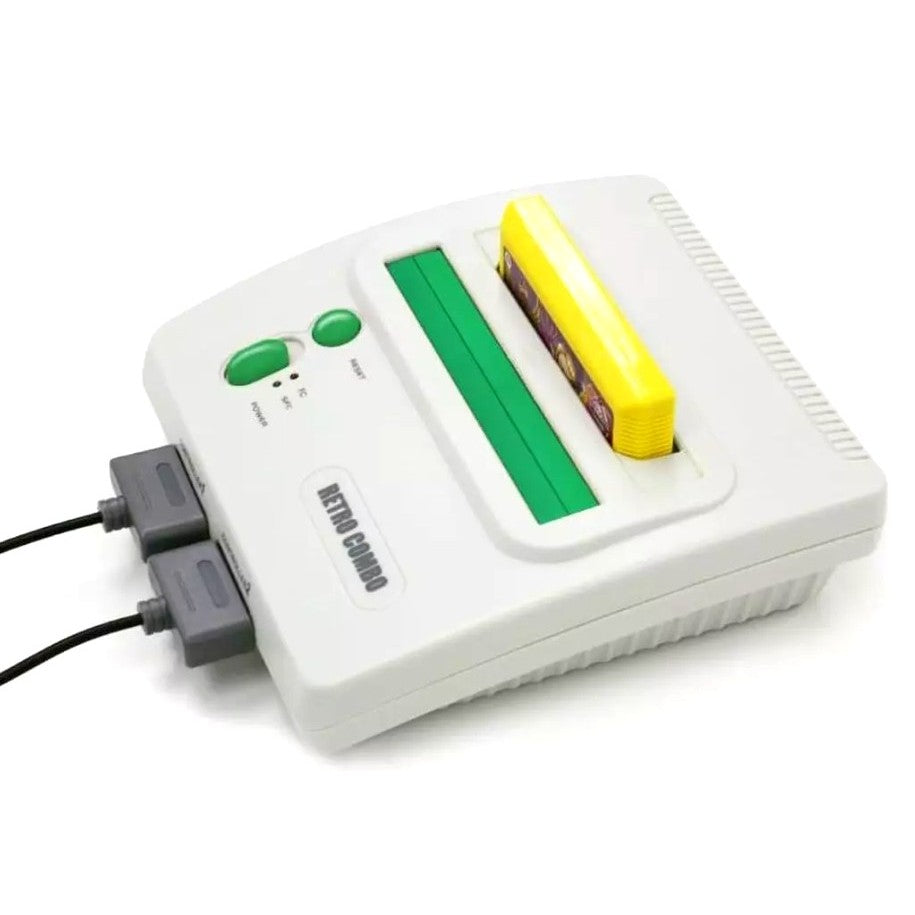 【中古即納】[SFC] (本体) レトロコンボGREEN(グリーン)【FC/SFC用互換機】 コロンバスサークル(CC-RETCG-GN)(20241004)