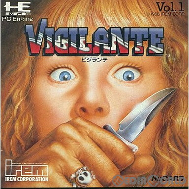 【中古即納】[お得品][箱説明書なし][PCE]VIGILANTE(ビジランテ)(Huカード) アイレム (19890114)