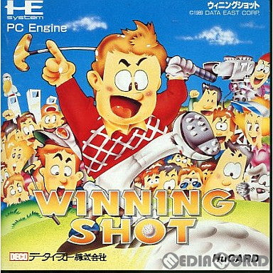 【中古即納】[お得品][箱説明書なし][PCE]ウィニングショット(WINNING SHOT)(Huカード) データイースト (19890303)