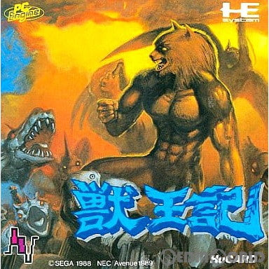 【中古即納】[お得品][箱説明書なし][PCE]獣王記(Huカード) NECアベニュー (19890929)
