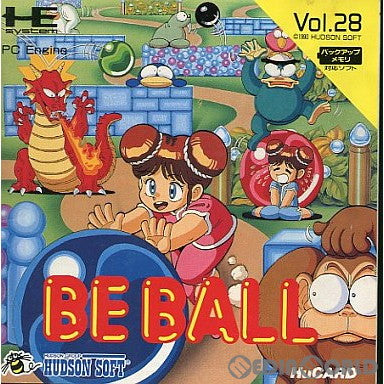 【中古即納】[お得品][箱説明書なし][PCE] ビーボール(Huカード) ハドソン(19900330)