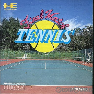 【中古即納】[お得品][箱説明書なし][PCE]ファイナルマッチテニス(Final Match TENNIS)(Huカード) ヒューマン (19910301)