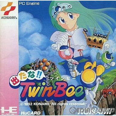 【中古即納】[お得品][箱説明書なし][PCE] 出たな!!Twin Bee(ツインビー)(Huカード) コナミ(19920228)