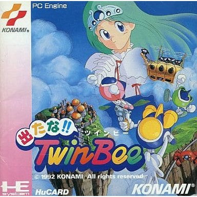 【中古即納】[お得品][箱説明書なし][PCE] 出たな!!Twin Bee(ツインビー)(Huカード) コナミ(19920228)