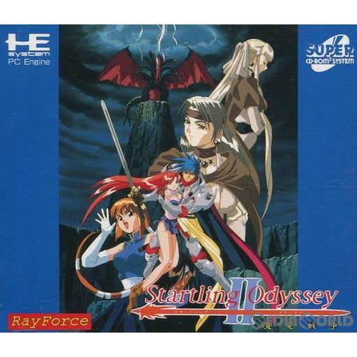 【中古即納】[お得品][箱説明書なし][PCE]Startling Odyssey II(スタートリング・オデッセイ2) 魔竜戦争(スーパーCDロムロム) レイ・フォース (19941021)