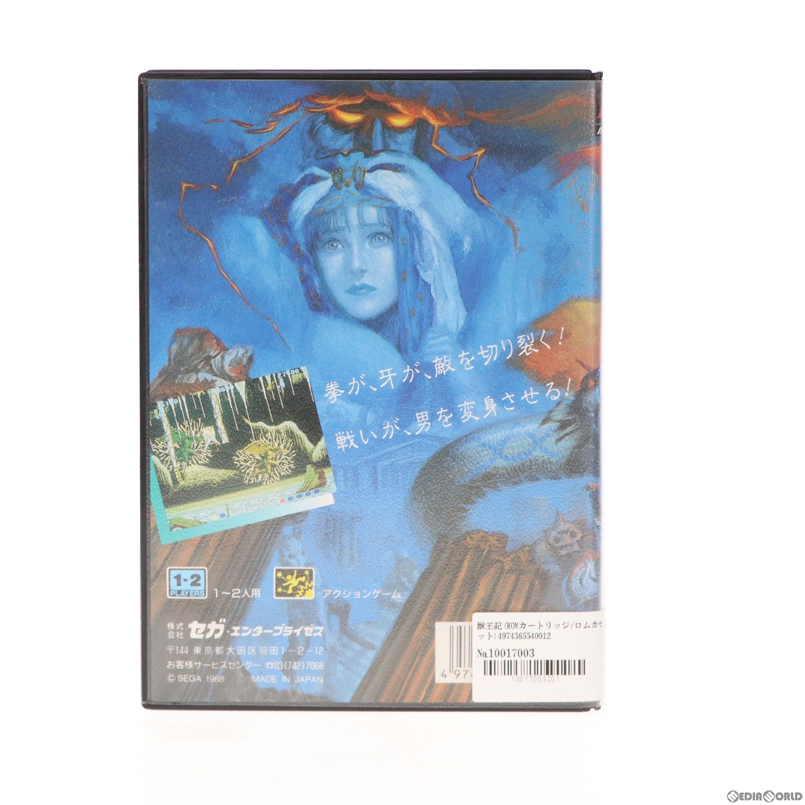 【中古即納】[お得品][箱説明書なし][MD]獣王記(ROMカートリッジ/ロムカセット) セガ (19881127)
