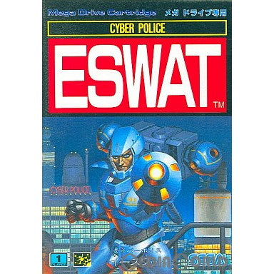 【中古即納】[お得品][箱説明書なし][MD]ESWAT(イースワット)(ROMカートリッジ/ロムカセット) セガ (19900714)