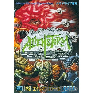 【中古即納】[お得品][箱説明書なし][MD] ALIEN STORM(エイリアンストーム)(ROMカートリッジ/ロムカセット) セガ(19910628)