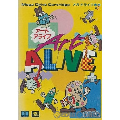 【中古即納】[お得品][箱説明書なし][MD]ART ALIVE(アートアライブ)(ROMカートリッジ/ロムカセット) セガ (19920327)