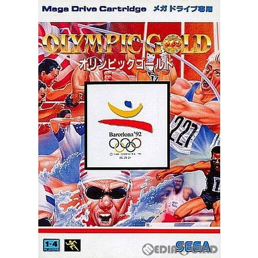 【中古即納】[MD]OLYMPIC GOLD(オリンピックゴールド)(ROMカートリッジ/ロムカセット) セガ (19920724)