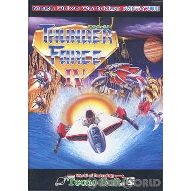 【中古即納】[MD]THUNDER FORCE IV(サンダーフォース4)(ROMカートリッジ/ロムカセット) テクノソフト (19920724)