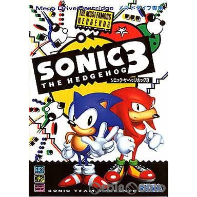 【中古即納】[箱説明書なし][MD]SONIC THE HEDGEHOG 3(ソニック・ザ・ヘッジホッグ3)(ROMカートリッジ/ロムカセット)(19940527)