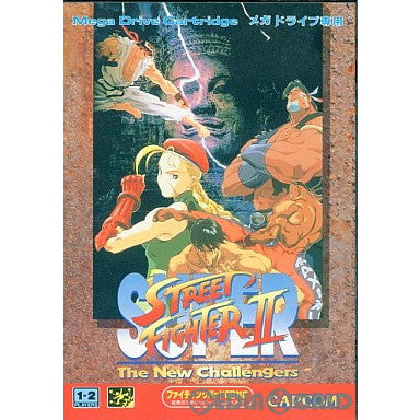 【中古即納】[お得品][箱説明書なし][MD] スーパーストリートファイターII THE NEW CHALLENGERS(ザニューチャレンジャーズ)(カートリッジ) カプコン(19940625)