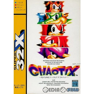 【中古即納】[お得品][箱説明書なし][MD]CHAOTIX(カオティクス)(スーパー32X) セガ (19911227)
