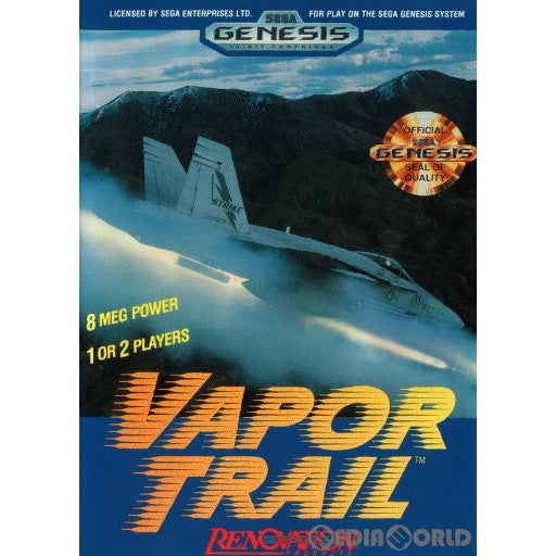 【中古即納】[お得品][箱説明書なし][MD]Vapor Trail(空牙) 海外版(49106) 日本テレネット (19911231)