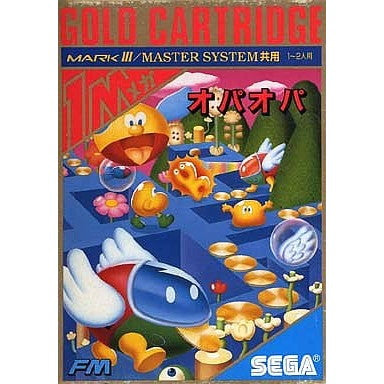 【中古即納】[お得品][表紙説明書なし][SG3] オパオパ(ゴールドカートリッジ) セガ(19871220)