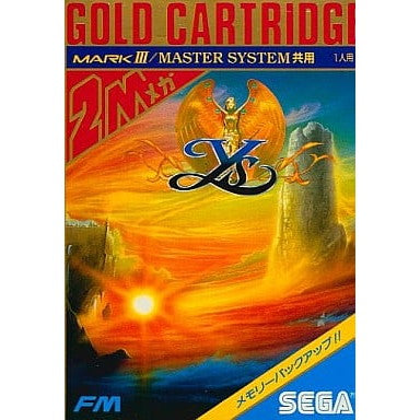 【中古即納】[お得品][表紙説明書なし][SG3] Ys(イース)(ゴールドカートリッジ) セガ(19881015)