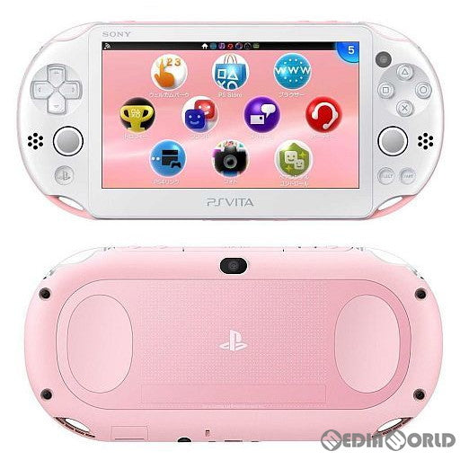 【中古即納】[お得品][B品][PSVita] (本体)プレイステーションVita PlayStation Vita Wi-Fiモデル ライトピンク/ホワイト(PCH-2000ZA19)(20141113)