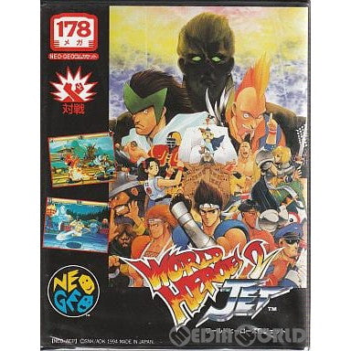 【中古即納】[表紙説明書なし][NG]ワールドヒーローズ2 JET(WORLD HEROES 2 ジェット)(ROMカートリッジ/ロムカセット) SNK(エスエヌケイ) (19940610)