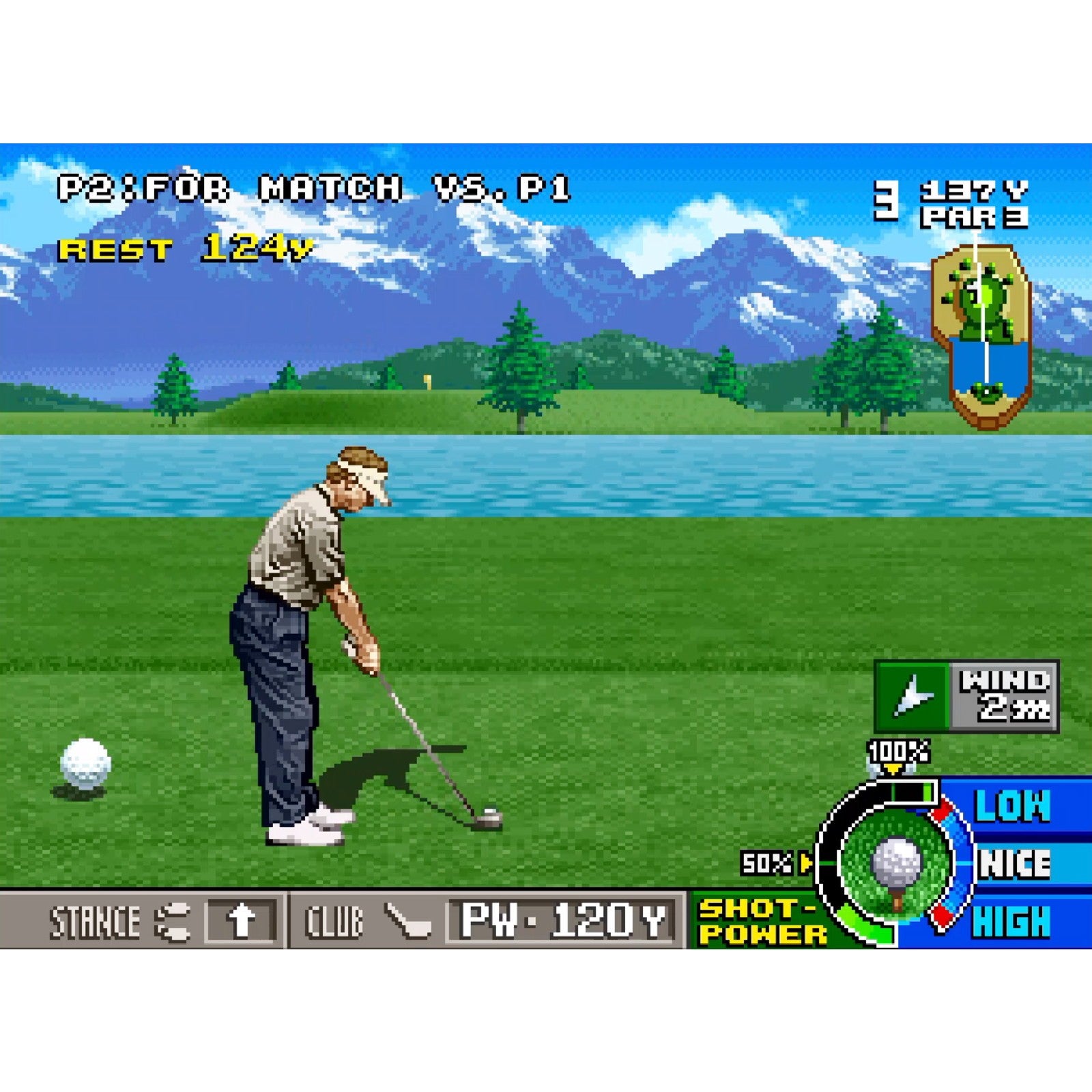 【予約前日出荷】[NG] BIG TOURNAMENT GOLF(ビッグトーナメントゴルフ)(ROMカートリッジ/ロムカセット) PLAION(20261112)