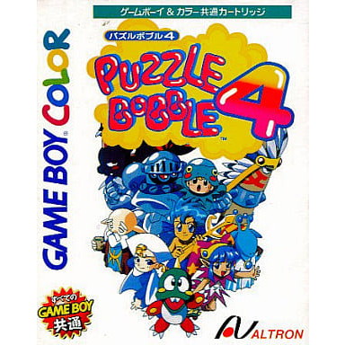 【中古即納】[お得品][箱説明書なし][GBC]PUZZLE BOBBLE 4(パズルボブル4) アルトロン (20000428)
