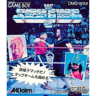 【中古即納】[お得品][箱説明書なし][GB]WWFスーパースターズ2(WWF SUPER STARS 2) アクレイムジャパン (19930521)