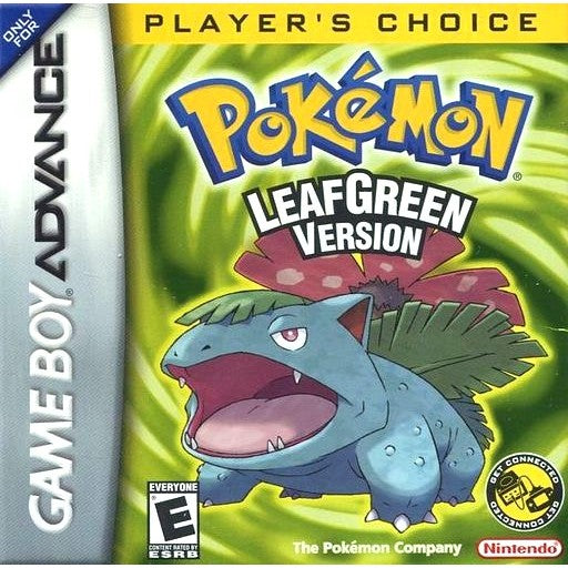 【中古即納】[お得品][箱説明書なし][GBA] Pokemon: Leaf Green Version(ポケットモンスター リーフグリーン) PLAYER'S CHOICE 北米版 任天堂(AGB-BPGE-USA)(20061231)