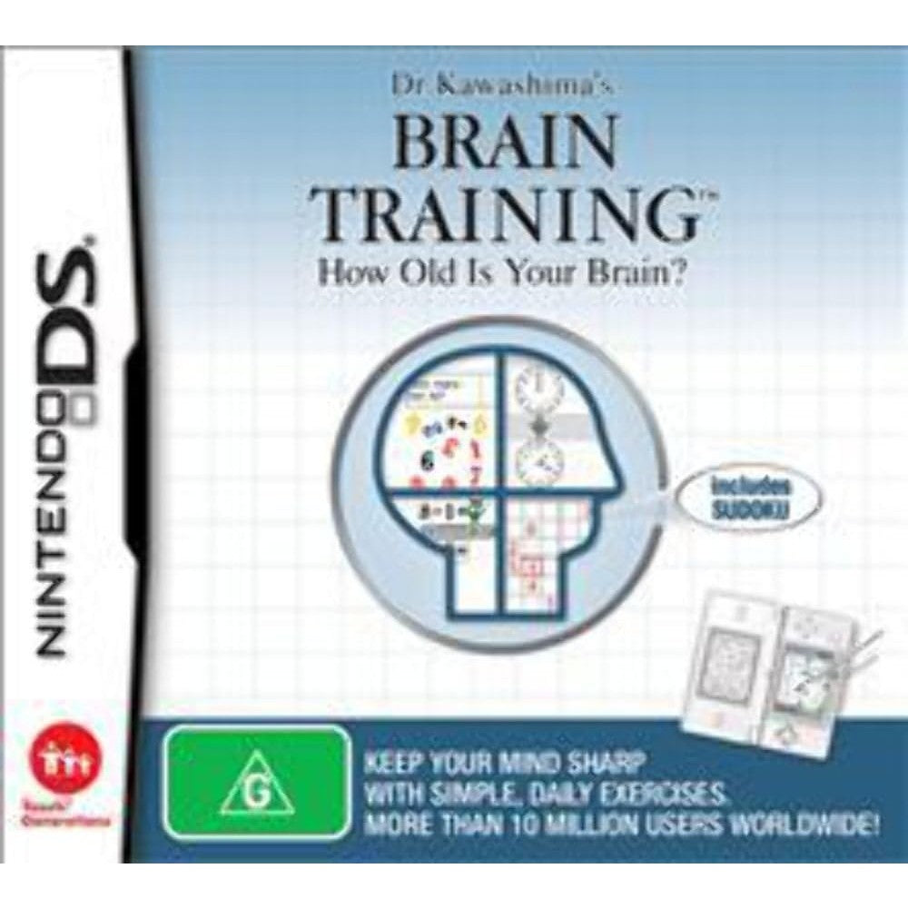 【中古即納】[NDS] Dr. Kawashima's Brain Training(脳を鍛える大人のDSトレーニング/脳トレ) EU版 任天堂(NTR-ANDP-UKV)(20060609)